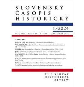 Slovenský časopis historický  1 / 2024
