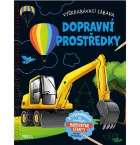 Vyškrabávací zábava Dopravní prostředky