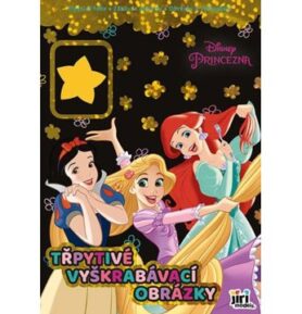 Třpytivé vyškrabávací obrázky Princezny