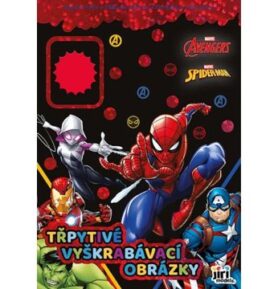 Třpytivé vyškrabávací obrázky Marvel