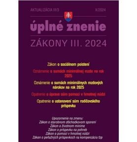 Aktualizácia III/3 2024 – Sociálne poistenie, minimálna mzda a mzdové nároky