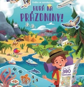 Knížka se samolepkami Hurá na prázdniny
