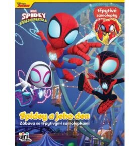 Zábava se třpytivými samolepkami Spidey
