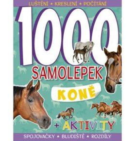 1000 samolepek Koně