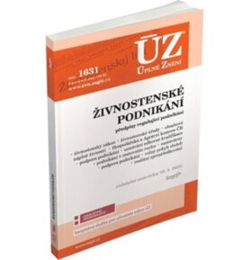 ÚZ 1631 Živnostenské podnikání