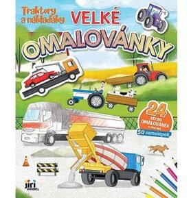 Velké omalovánky Traktory a náklaďáky