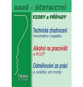 Daně, účetnictví, vzory a případy: Technické zhodnocení hmotného majetku a ZDP, Alkohol na pracovišt