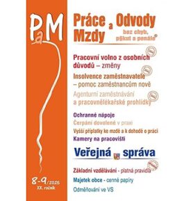 Práce a mzdy 8-9/2025 – Pracovní volno z osobních důvodů