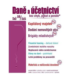 Daně a účetnictví bez chyb, pokut a penále 8-9/2025