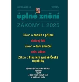 Aktualizace I/3 2025 O daních z příjmů, daňový řád