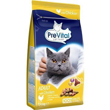 PreVital granule s kuřecím pro dospělé kočky 1,4 kg
