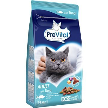 PreVital granule s tuňákem pro dospělé kočky 1,4 kg