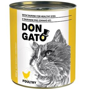 Don Gato Konzerva pro kočky s drůbežím 850 g