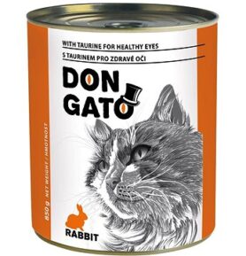 Don Gato Konzerva pro kočky s králičím 850 g