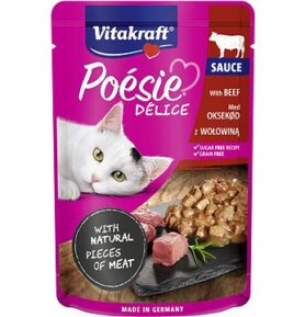 Vitakraft Cat mokré krmivo Poésie Délice hovězí 85g