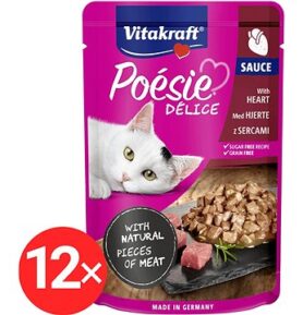 Vitakraft Cat mokré krmivo Poésie Délice se srdcem 12 × 85 g