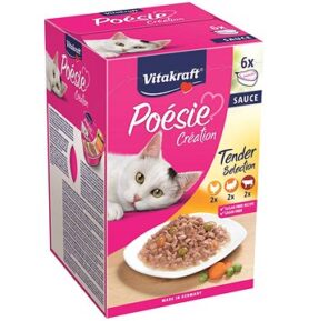 Vitakraft Cat mokré krmivo Poésie Création Multipack v omáčce 6 × 85g