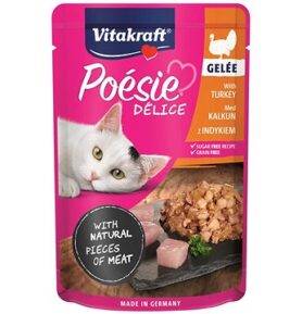 Vitakraft Cat mokré krmivo Poésie Délice Gelee krůtí 85g