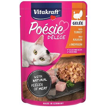 Vitakraft Cat mokré krmivo Poésie Délice Gelee krůtí 85g