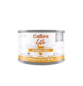 Calibra Cat Life konzerva pro kastrované kočky s krůtím 200 g