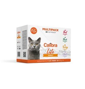 Calibra Cat Life kapsičky pro dospělé kočky multipack 12 × 85 g