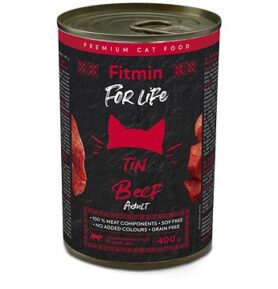 Fitmin For Life Hovězí konzerva pro dospělé kočky 400 g