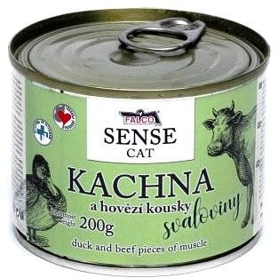 Sokol Falco Sense Cat kachna a hovězí 200 g