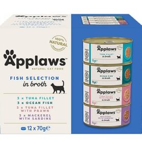 Applaws konzerva Multipack Rybí výběr 12 × 70 g