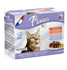 Plaisir Cat kapsičky mix multipack 12 × 100 g