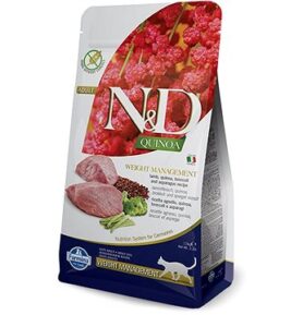 N&D Quinoa Cat Adult Weight Management Lamb & Broccoli 1,5 kg