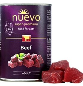 Nuevo kočka adult hovězí konzerva 400 g