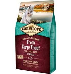 Carnilove Granule s kaprem a pstruhem pro kastrované kočky 2 kg