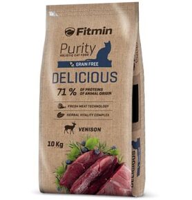 Fitmin Purity Cat Delicious se zvěřinou pro vybíravé kočky 10 kg