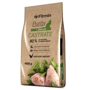 Fitmin Purity Cat Castrate s čerstvým kuřetem pro kastrované kočky 400 g