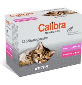 Calibra Cat Premium Kapsičky pro koťata multipack 12 × 100 g