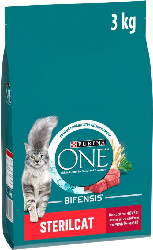 Purina ONE Sterilcat s hovězím 3 kg