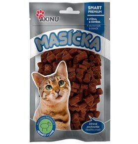 Akinu Jehněčí kousky pro kočky 50 g