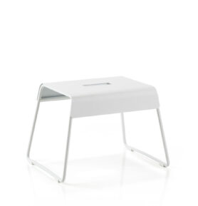 Zone Denmark Kovová stolička A-Stool White 27,5 cm (nosnost 110 kg)