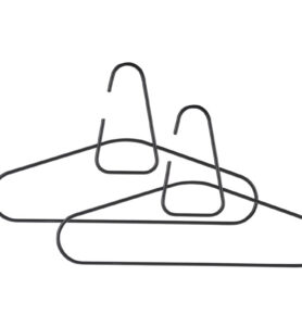 Zone Denmark Sada 2 kovových ramínek A-hanger Black