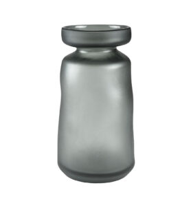 Villa Collection Skleněná váza Ist 15x29cm Grey