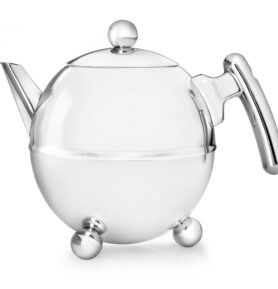 Bredemeijer Konvička na čaj Bella Ronde 1,5L, chrómová rukojeť