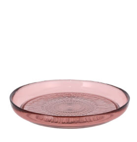 Bitz Skleněný dezertní talíř Kusintha 18 cm Pink