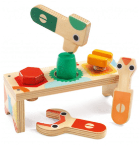 DJECO Dřevěný stůl pro malé kutily