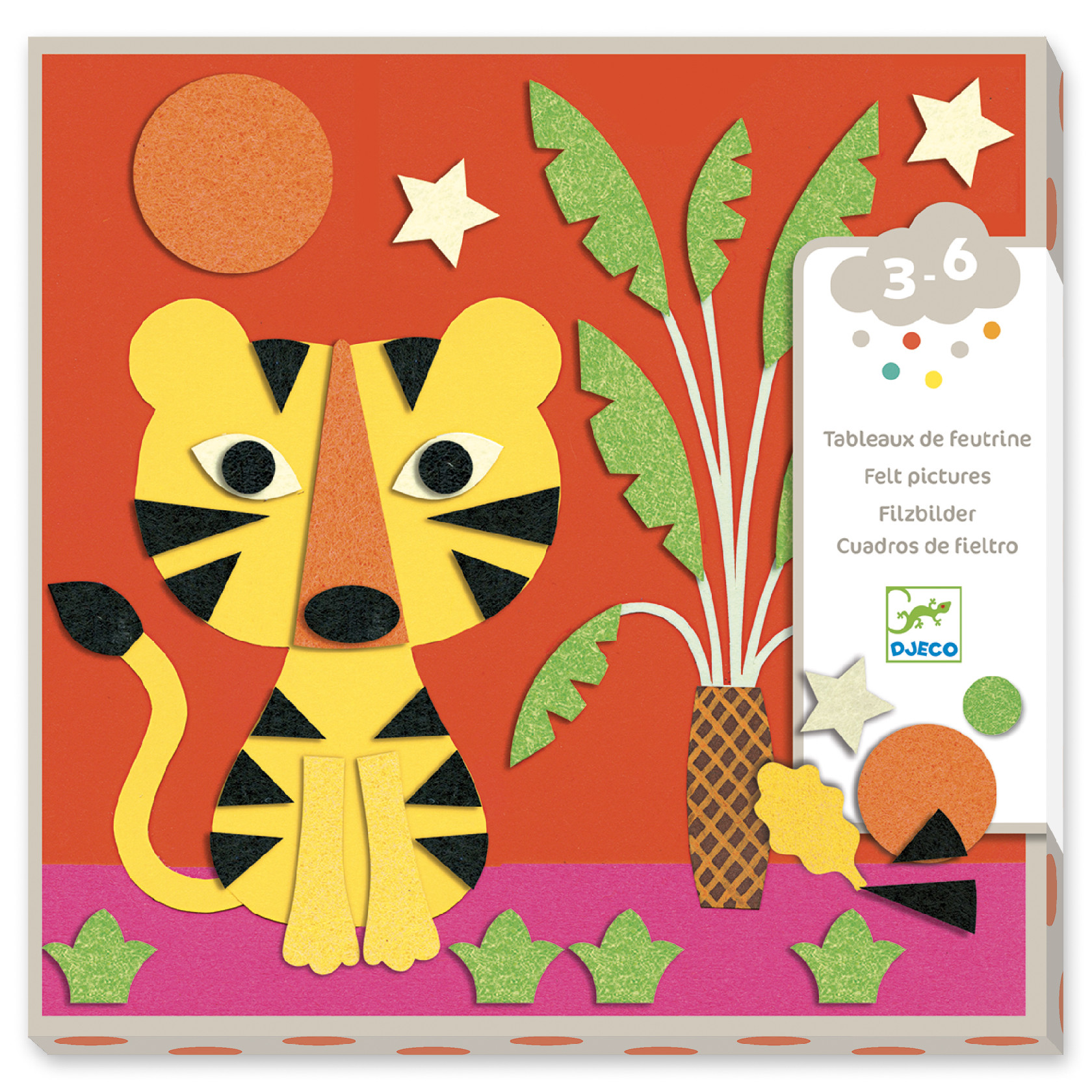 DJECO Koláže z plsti - Sladká přiroda