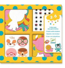 DJECO Samolepkový set roztomilá zvířátka