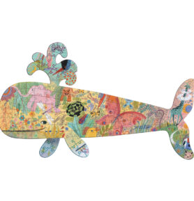 DJECO Umělecké puzzle Velryba - 150 pcs