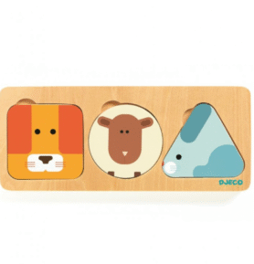 DJECO Vkládací puzzle od nejmenšího tvary
