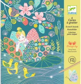 DJECO Vyškrabávací obrázky Jezerní víla