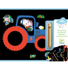 DJECO Vyškrabávání pro nejmenší auta