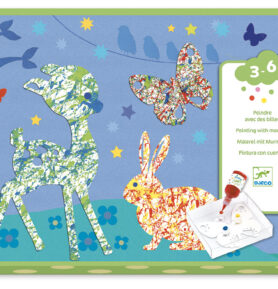 DJECO Výtvarná sada mramorované obrázky Zvířátka